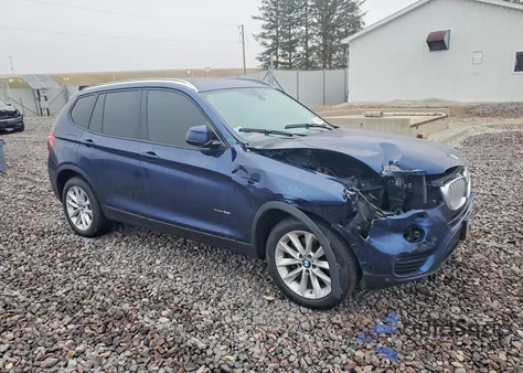 2017 BMW X3 xDrive28I из США, поврежденный, VIN 5UXWX9C30H0W75468